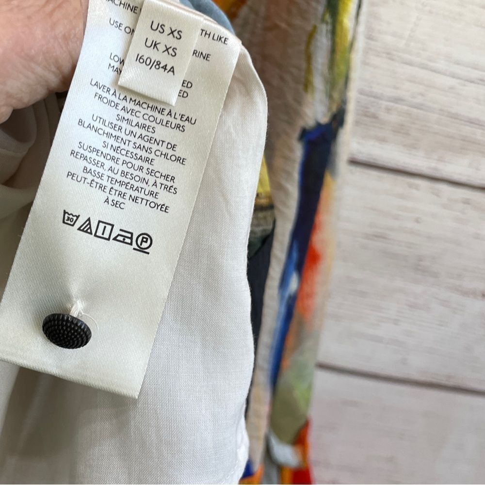 MAEVE ANTHROPOLOGIE SUSANNAH GRAPHIC ABSTRACT MAXI DRESS - Picture 11 of 12